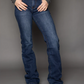 66801254 CC Western Signature Hybrid Jean bootcut 34Leg