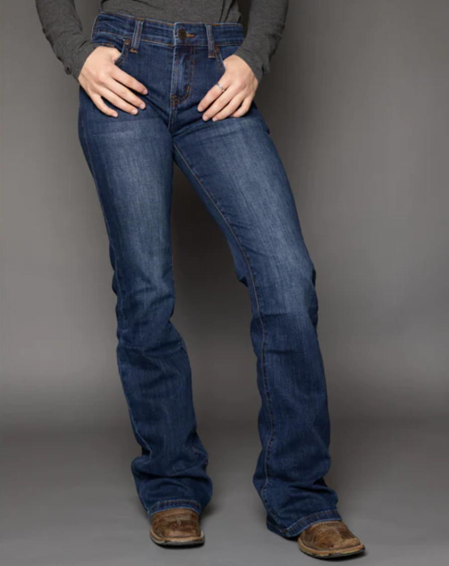 66801254 CC Western Signature Hybrid Jean bootcut 34Leg