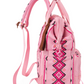 WG2204-9110 Wrangler Aztec Printed Callie Backpack - Pink
