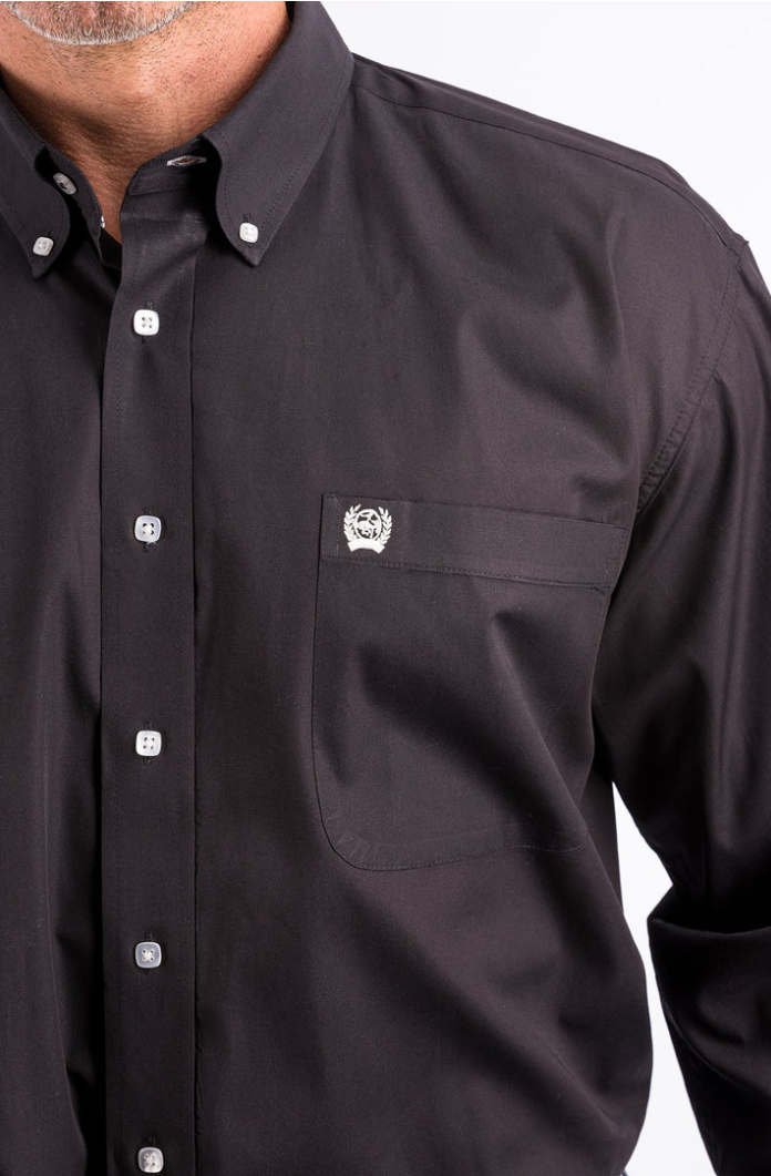 MT10320083 Cinch Men's Arena shirt Black