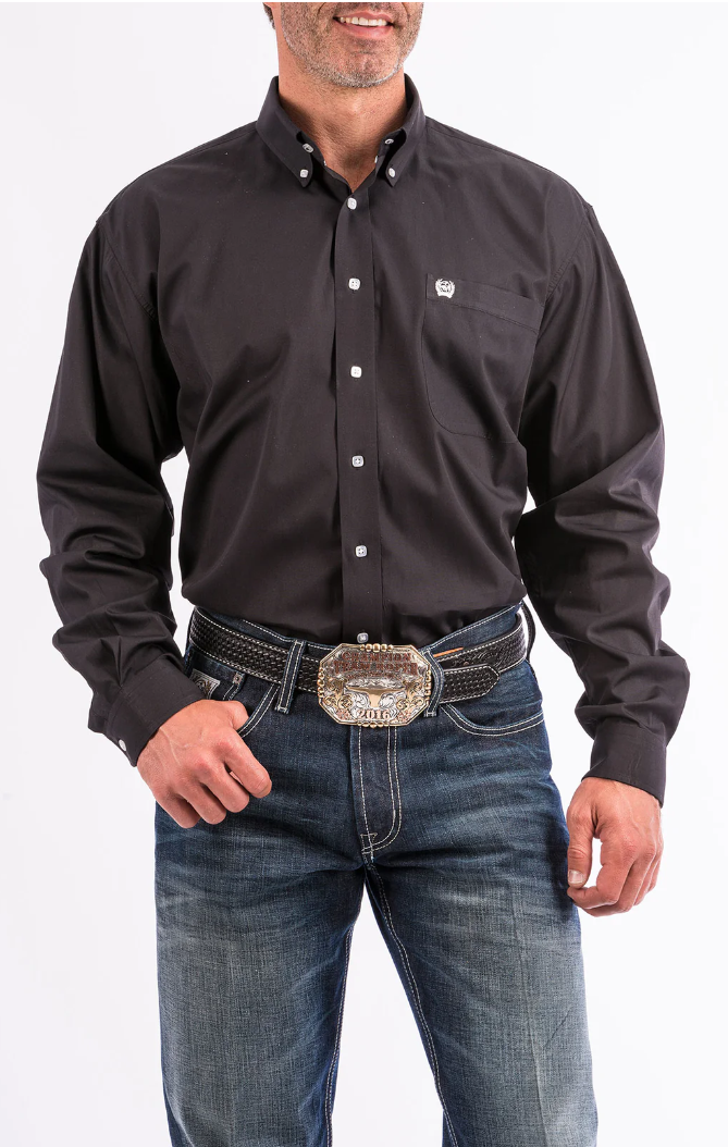 MT10320083 Cinch Men's Arena shirt Black