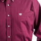 MTW1104239 Cinch Men's Arena shirt Burgundy