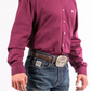 MTW1104239 Cinch Men's Arena shirt Burgundy