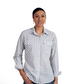 WWLS2403 Just Country Women's Abbey Grey Check Workshirt