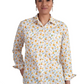 WWLS2412 Just Country Women's Abbey Workshirt White Marigold