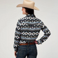 03-050-0590-2063 Roper Women's Five Star Collection LS Shirt Aztec Print