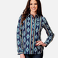 03-050-0485-0310 Roper Women's Special Collection LS Shirt Blue Print