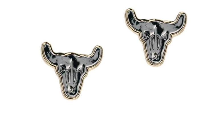 AER5737 Montana Silversmith Live Longhorn Attitude Earrings