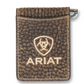 A3557902 Ariat Money Clip Bullhide Logo Brown