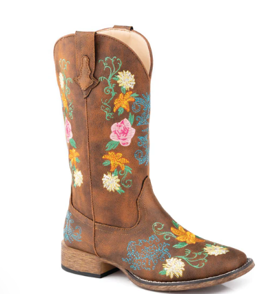 09-021-1903-3402 Roper Women's Bailey Floral Tan