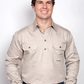 10101STN Just Country Men's Cameron Work shirt Stone