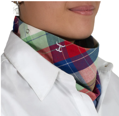 SCF2444 Just Country Carlee Double Sided  Lime Green/Blue Plaid/Red/Cobalt Plaid