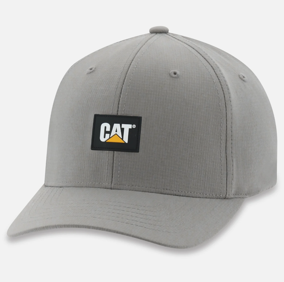 1120251 CAT Ripstop Cap Grey