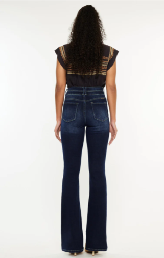 BM9242 Kancan USA Women's Gisella High Rise Skinny Bootcut