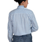 WWLS2446 Just Country Women's Abbey Frills  Blue Check