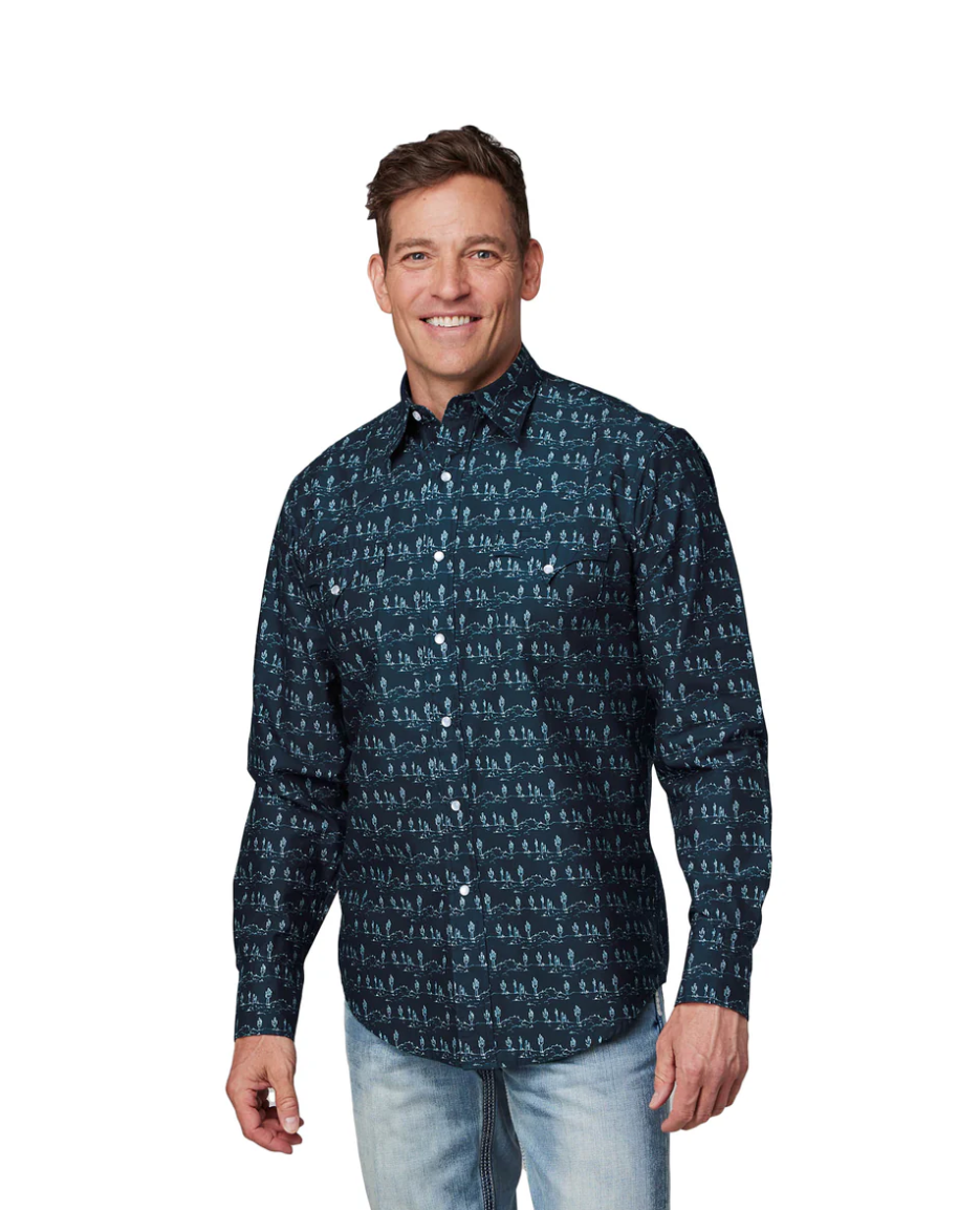 03-001-0064-0469 Roper Men's West made collection LS Shirt