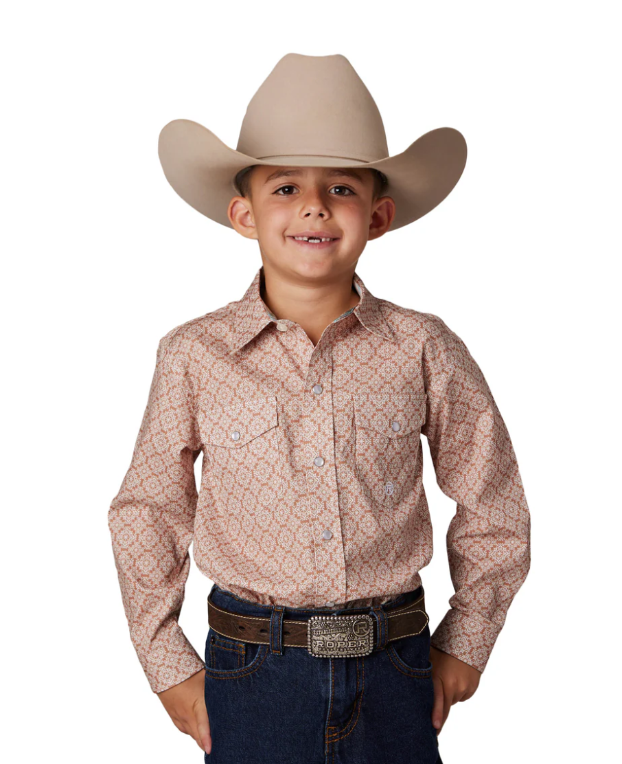 03-030-0225-4031 Roper Boys Amarillo collection LS Shirt