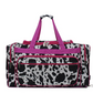 COW424 Black Cow Hot Pink Duffle Bag 23''