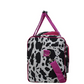 COW424 Black Cow Hot Pink Duffle Bag 23''