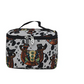 MSQ983-BLK Western Frontier Canvas Large Cosmetic Case