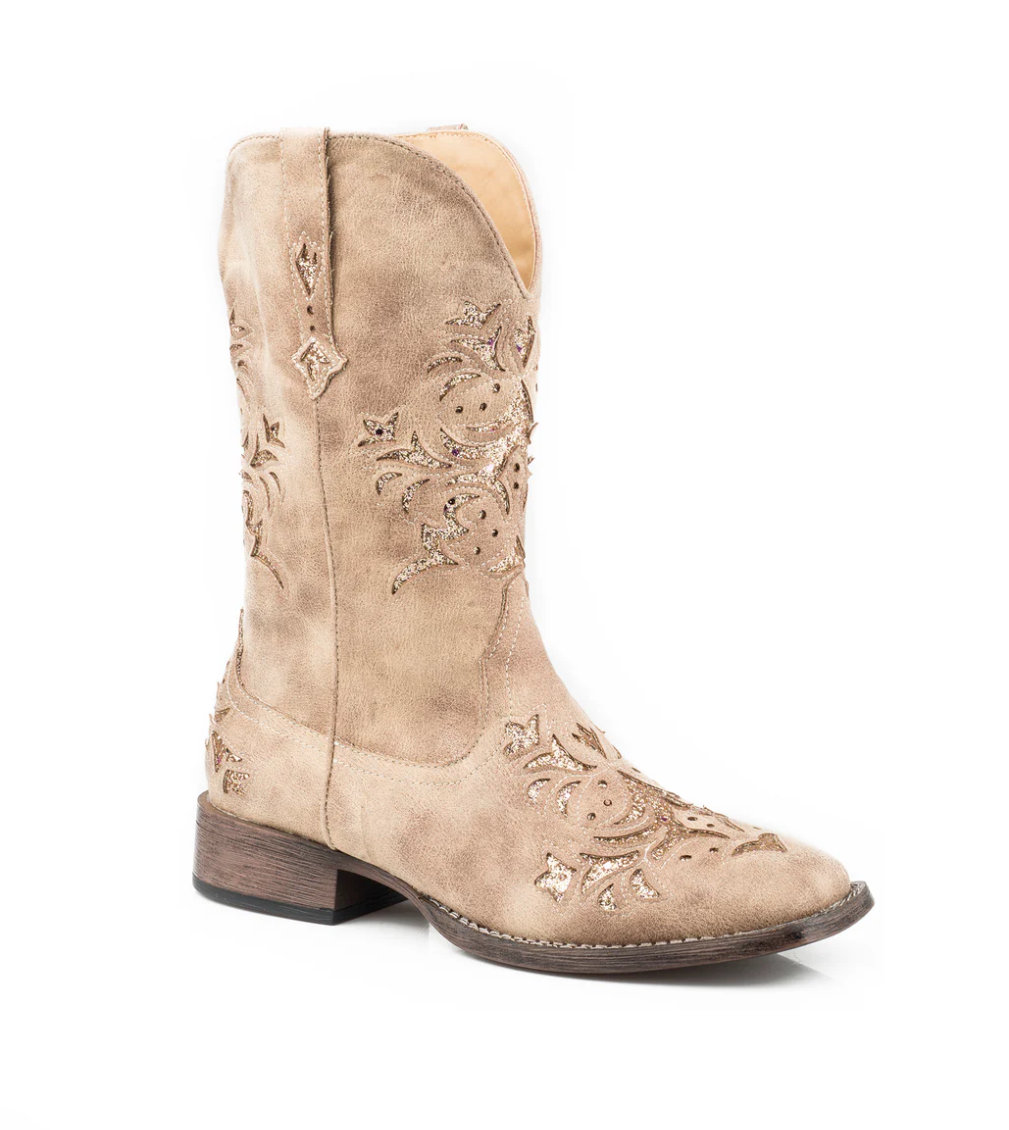 09-021-1903-1656 TA Roper Women's Kennedy Tan/Gold underlay