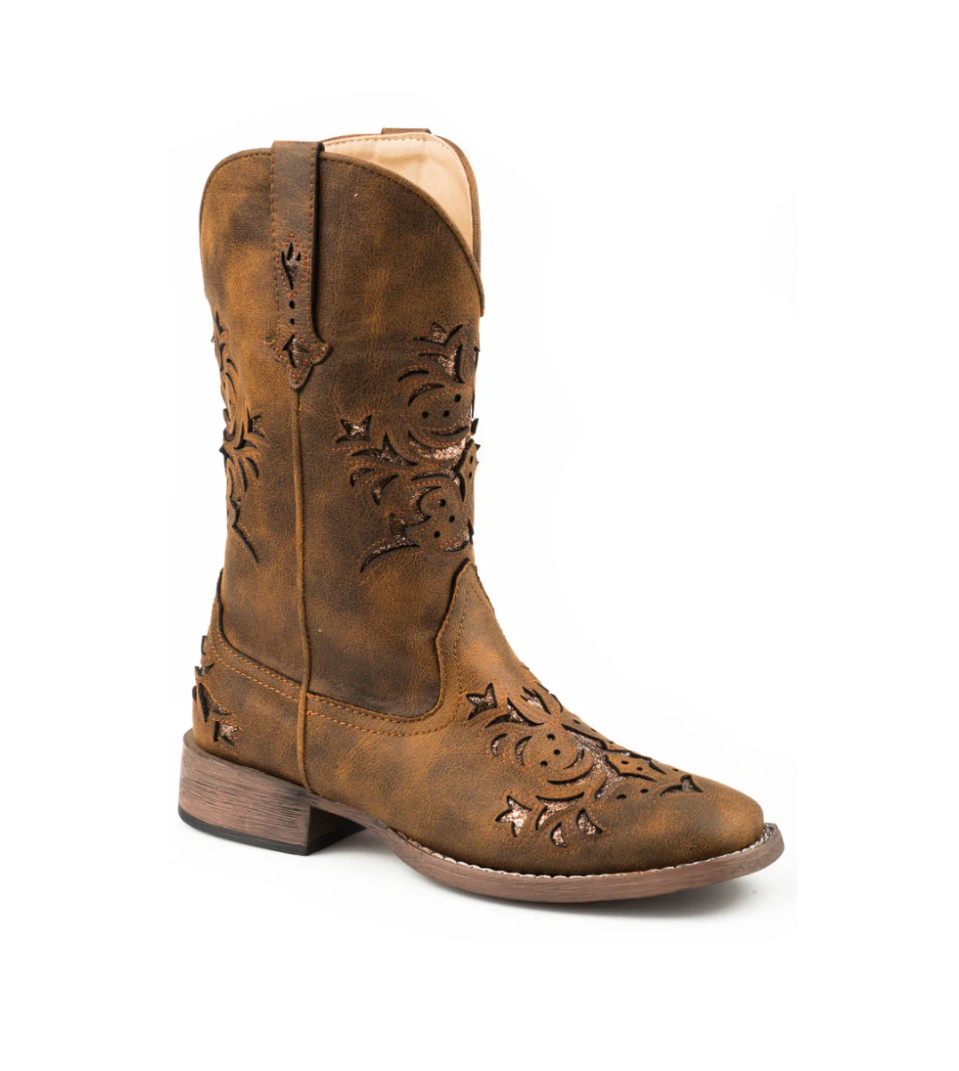 09-021-1903-2583 BR Roper Women's Kennedy Cognac/ Copper Underlay