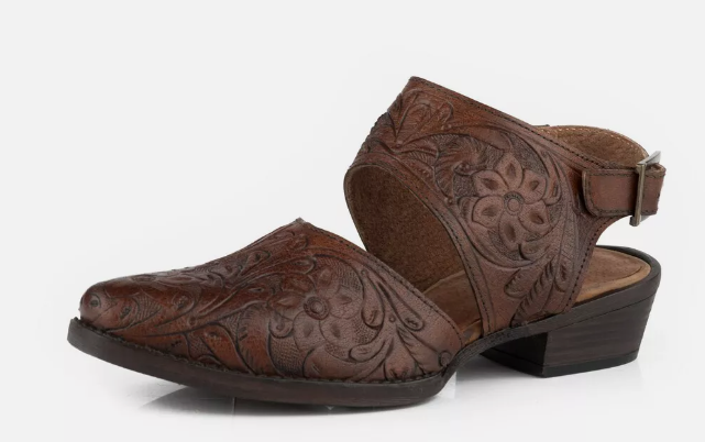 09-021-0980-3305 Roper Women's Dianna Cognac Tooled Leather