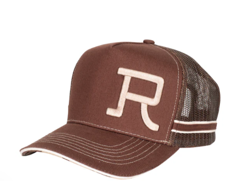 RC2407 Roper Truck Cap Branded Chocolate/Stone