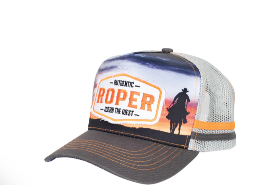 RC2409 Roper Truck Western Scene Charcoal/Grey