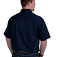 20204NVY Just Country Eddie Short Sleeve Full button Work shirt Navy