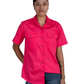 50504HPK Just Country Women's Maggie Short Sleeve Full button Work shirt Hot Pink