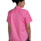 50506ROS Just Country Women's Evie Short Sleeve Half button Work shirt Rose