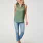 03-052-0565-3068 Roper Women's Studio West Collection Sleeveless Blouse Green