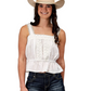 03-052-0565-2007 Roper Women's Five Star Collection Sleeveless Camisole Top White