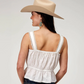 03-052-0565-2007 Roper Women's Five Star Collection Sleeveless Camisole Top White