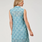 03-057-0590-3073 Roper Women's Studio West Collection Sleeveless Dress Print Blue