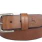 4508500-200 John Deere Brown Oil Tan Bridle Leather Belt