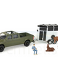 LP85921 John Deere 1:32 Horse Trailer Set