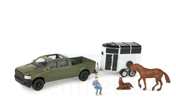 LP85921 John Deere 1:32 Horse Trailer Set