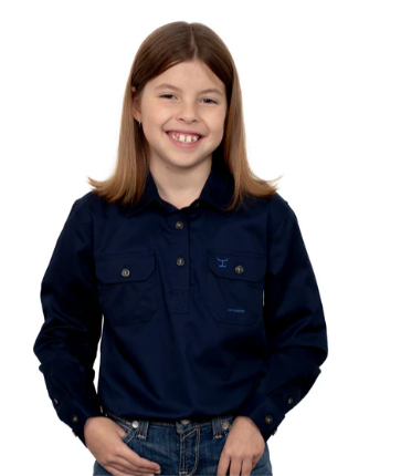 60606NVY Just Country Kenzie Work Shirt Navy