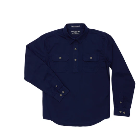 60606NVY Just Country Kenzie Work Shirt Navy