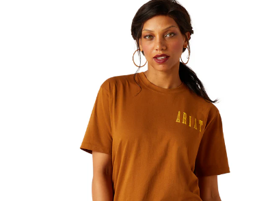 10048682 Ariat Women's Sunflower SS T-Shirt Rubber