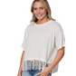 03-039-0513-4042 Roper Women's Collection SS Solid Tee White