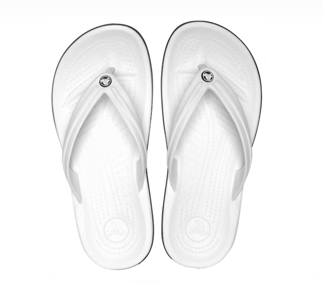 11033-100   CROCS Crocband Flip White