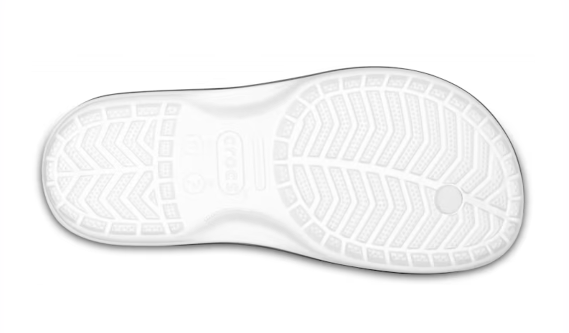 11033-100   CROCS Crocband Flip White