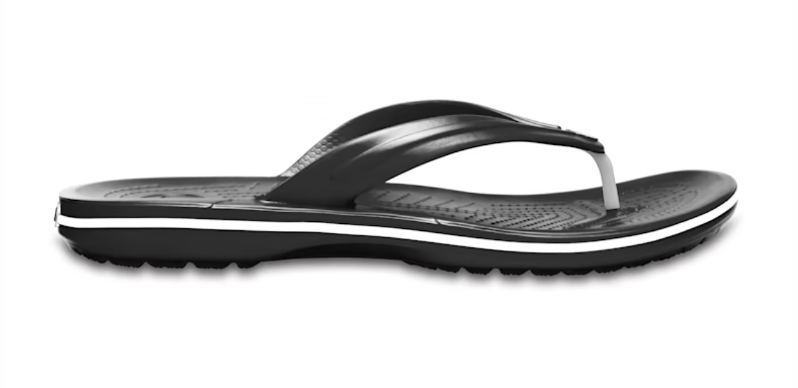 11033-001 CROCS Crocband Flip Black – RAYVIEW