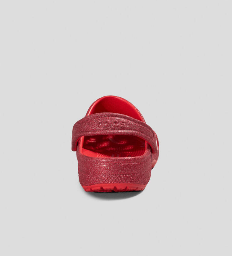 2059426ZR CROCS Classic Cherry Glitter Clog Cherry Red