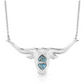 NC5765 Montana Silversmiths The Longhorn Turquoise Necklace