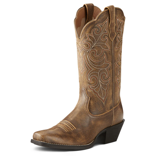 10021620 Ariat Women's Round Up Square Toe Vintage Bomber