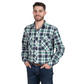 MWLS2497 Just Country Men's Austin Long Sleeve Full Button work shirt Navy/ Ivy Plaid